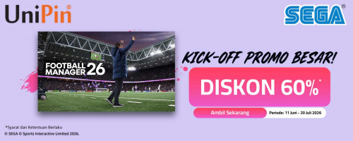 DISKON GILA-GILAAN FOOTBALL MANAGER 26